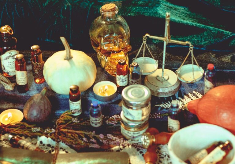 Neopagan altar.