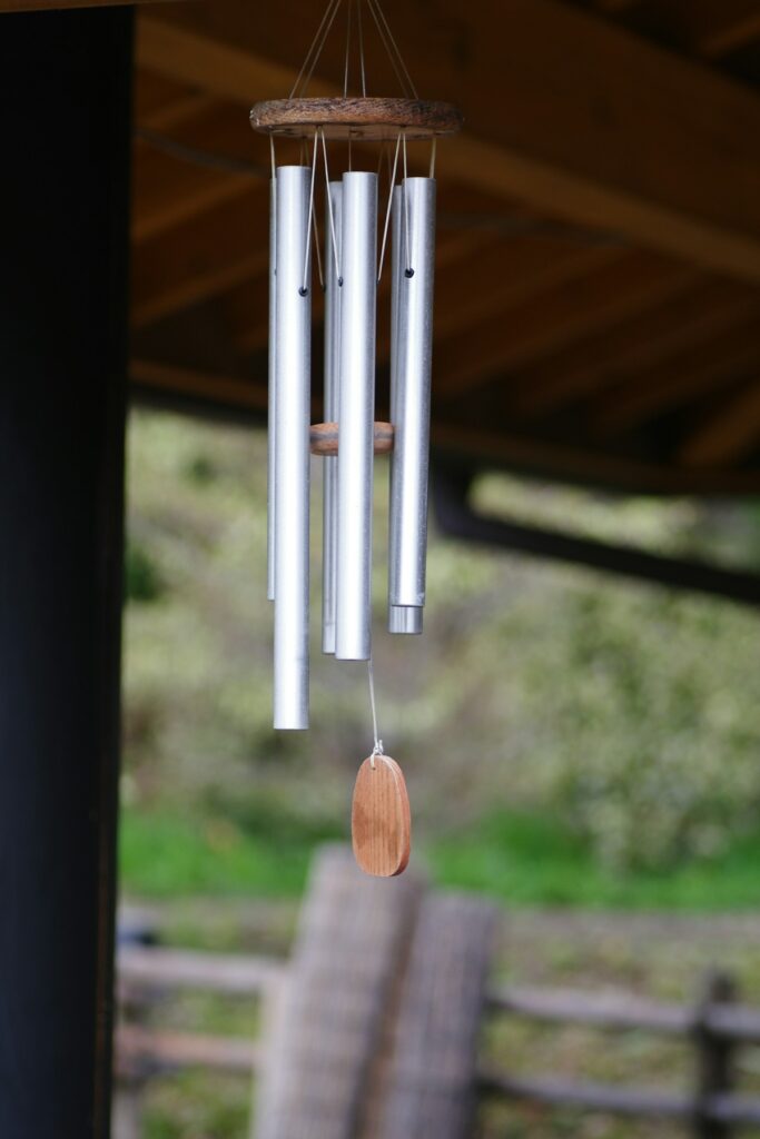 Wind chimes.